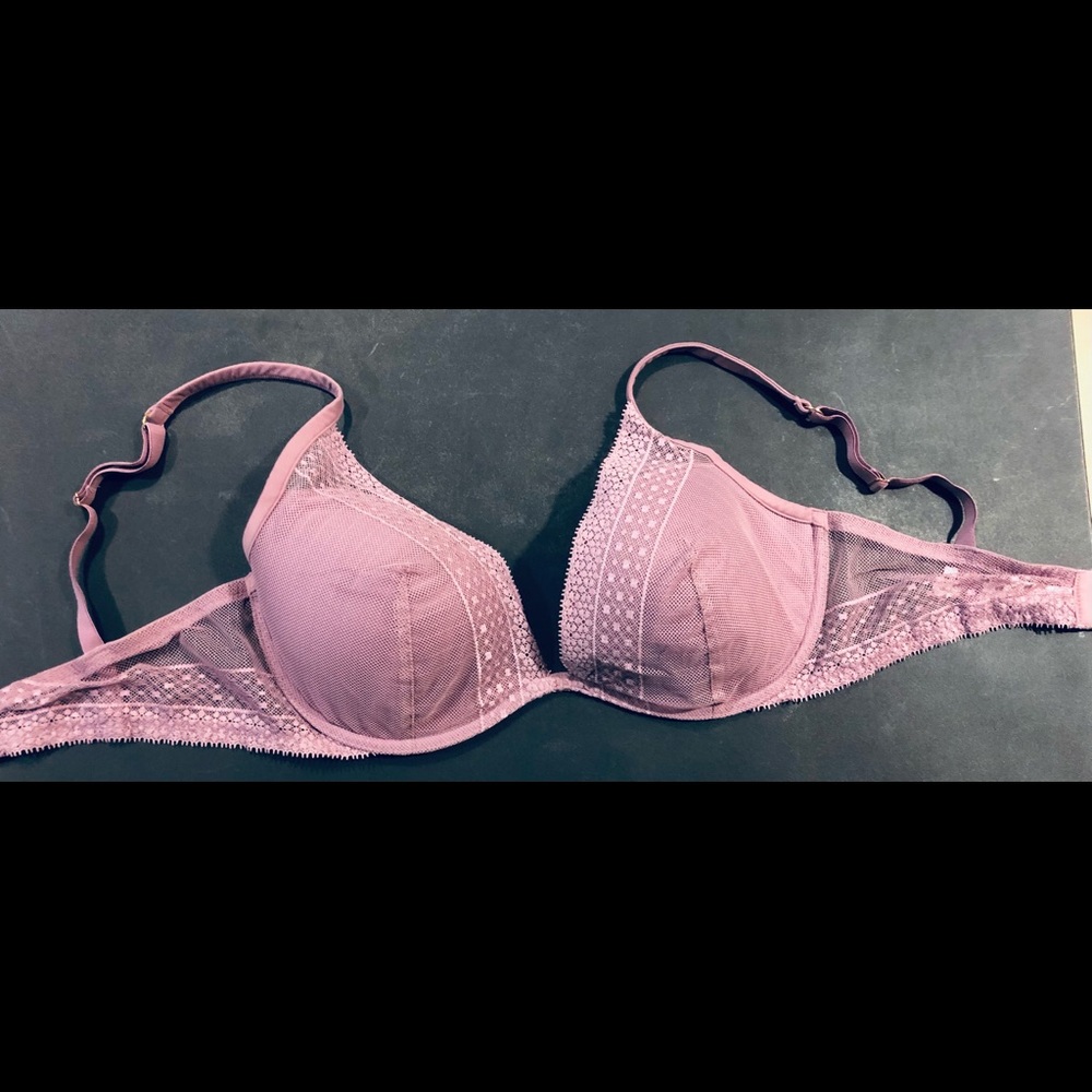 Victoria’s Secret Plunge, Lavender, 36D.